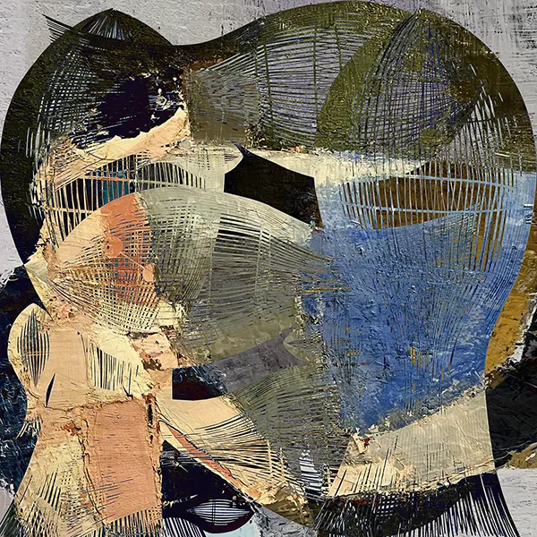 Cagnesfish 1 | Huile sur lin/photo montage et impression sur toile, L 100cm x H 100cm | 10 exemplaires | Prix :  700 € 